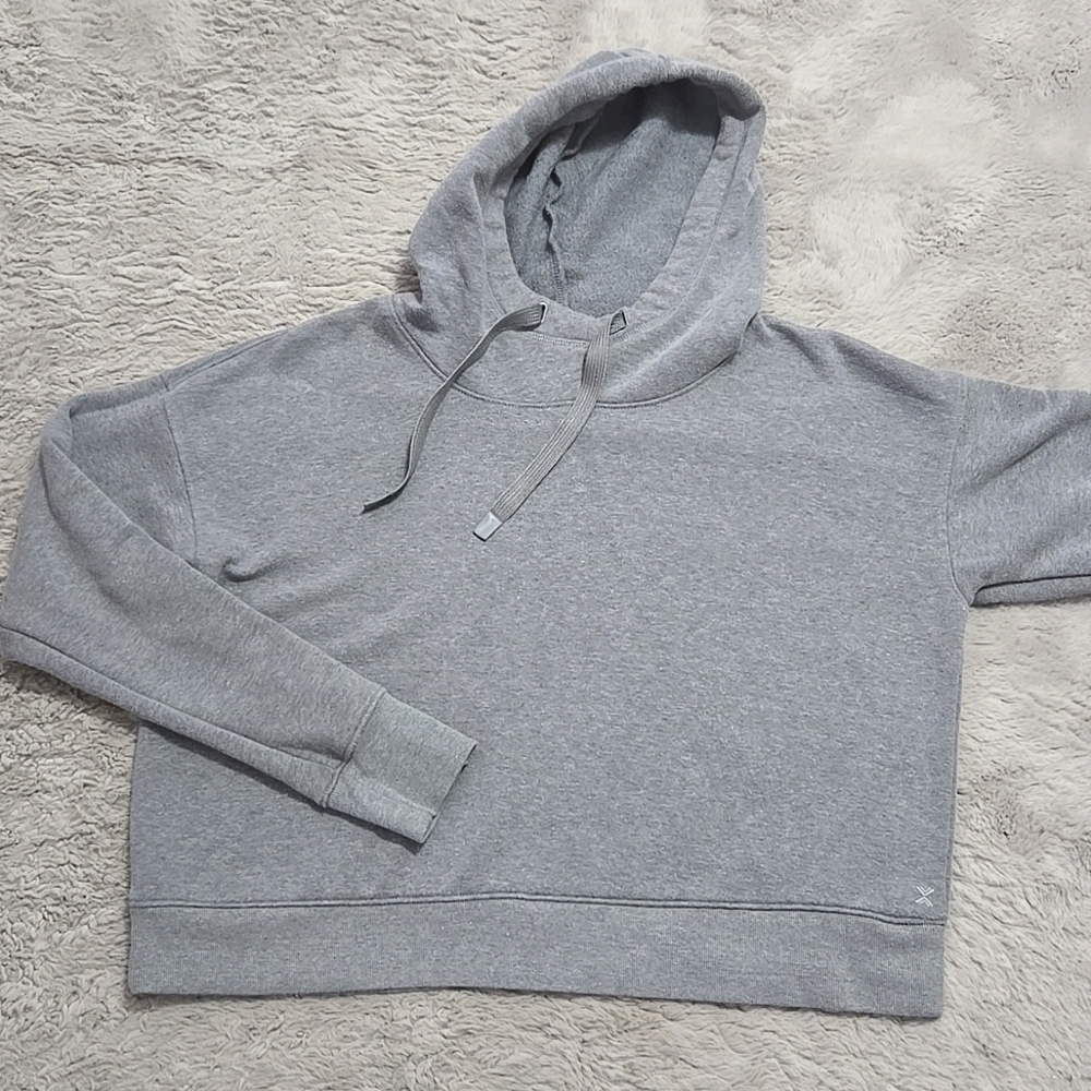 Xersion gray hoodie sweatshirt size L